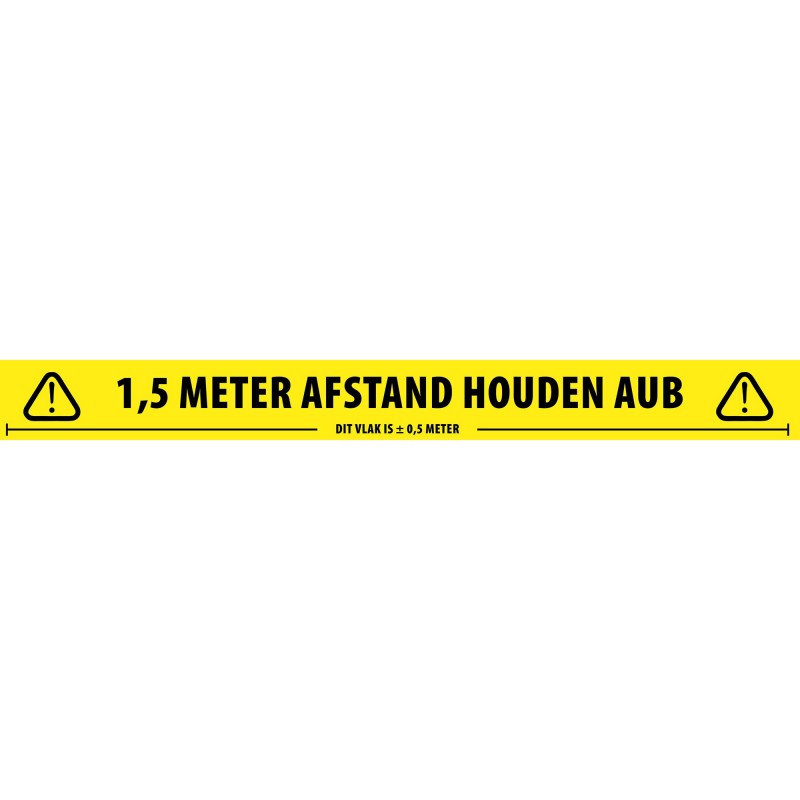 Adam Hall Accessories 58067 DUT - Social Distancing Tape Dutch